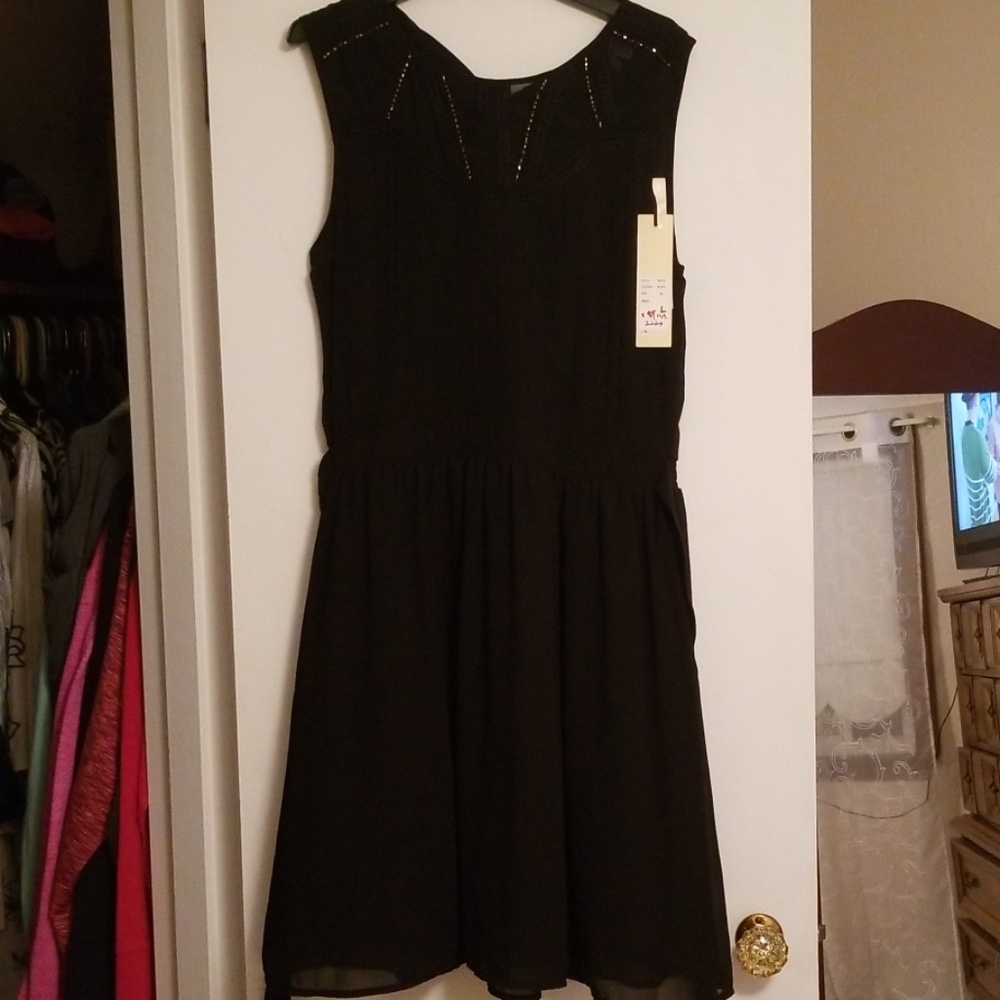 Uttam Boutique size L dark navy dress